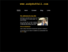 Tablet Screenshot of andyduffell.com